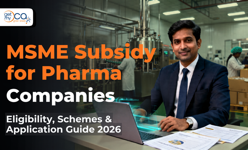 MSME Subsidy for Pharma Companies in India 2026